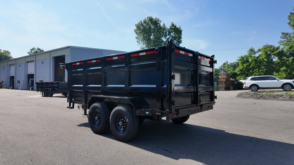 83"x14' Bumper Pull Dump Trailer 48" Sides - 14k GVWR - Bumper Pull Dump - Dump Trailers - TrailerSwap