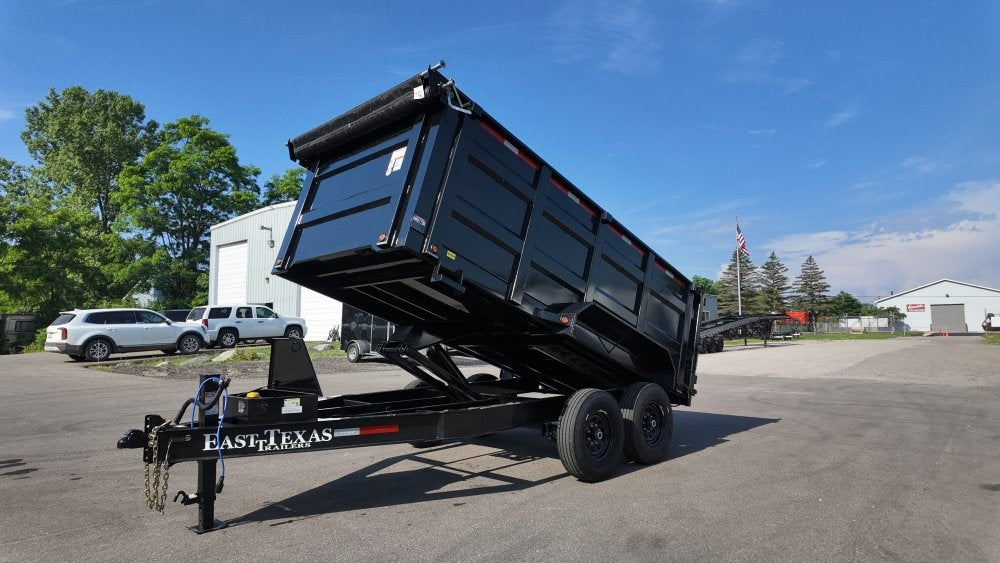 83"x14' Bumper Pull Dump Trailer 48" Sides - 14k GVWR - Bumper Pull Dump - Dump Trailers - TrailerSwap