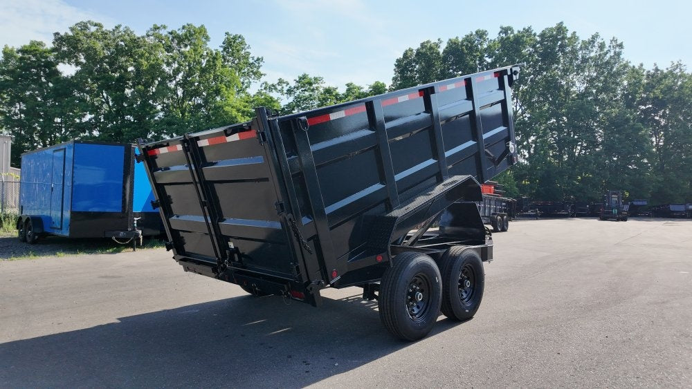 83"x14' Bumper Pull Dump Trailer 48" Sides - 14k GVWR - Bumper Pull Dump - Dump Trailers - TrailerSwap