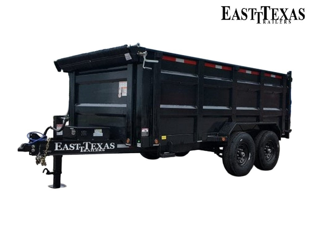 83"x14' Bumper Pull Dump Trailer 48" Sides - 14k GVWR - Bumper Pull Dump - Dump Trailers - TrailerSwap