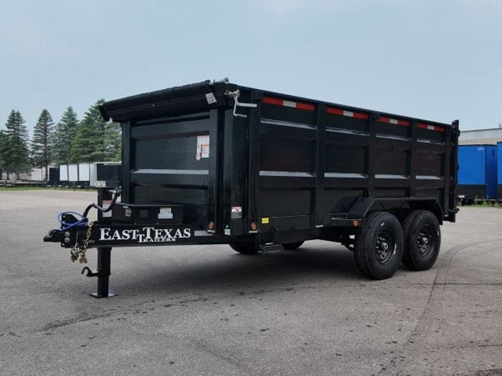83"x14' Bumper Pull Dump Trailer 48" Sides - 14k GVWR - Bumper Pull Dump - Dump Trailers - TrailerSwap