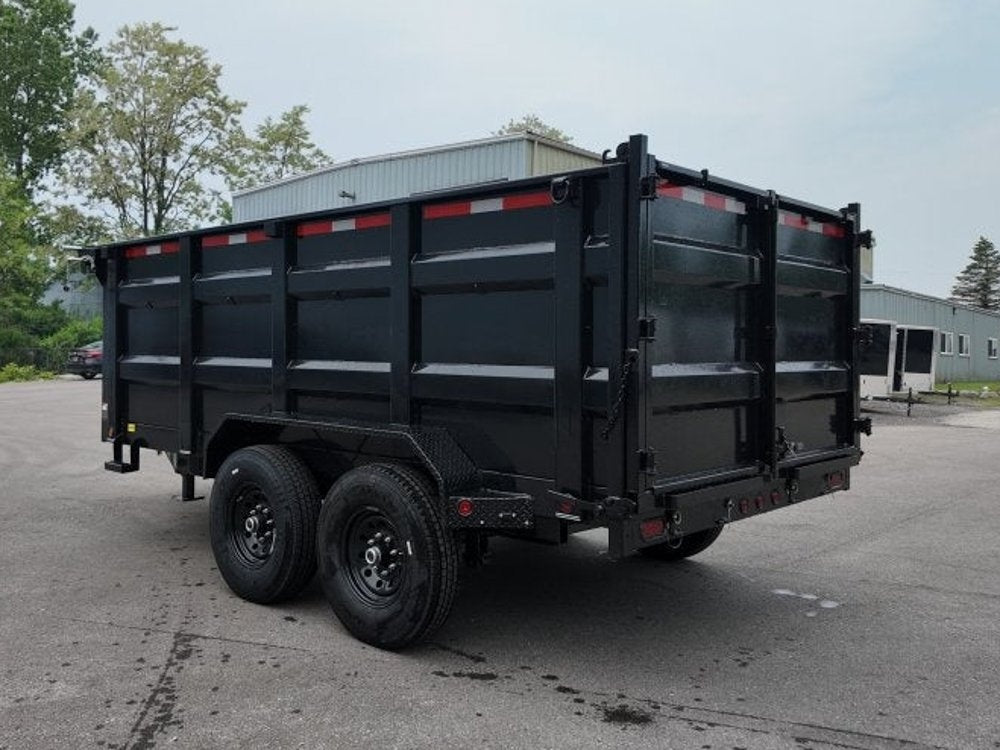 83"x14' Bumper Pull Dump Trailer 48" Sides - 14k GVWR - Bumper Pull Dump - Dump Trailers - TrailerSwap