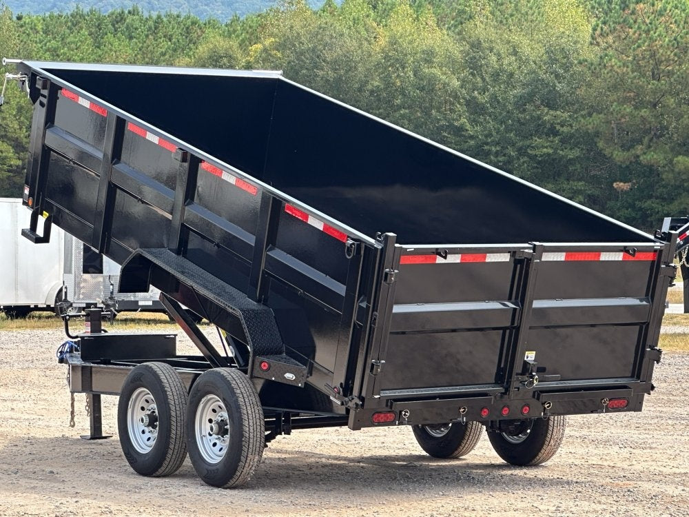 83"x16' Bumper Pull Dump Trailer 36" Sides - 14k GVWR - Bumper Pull Dump - Dump Trailers - TrailerSwap