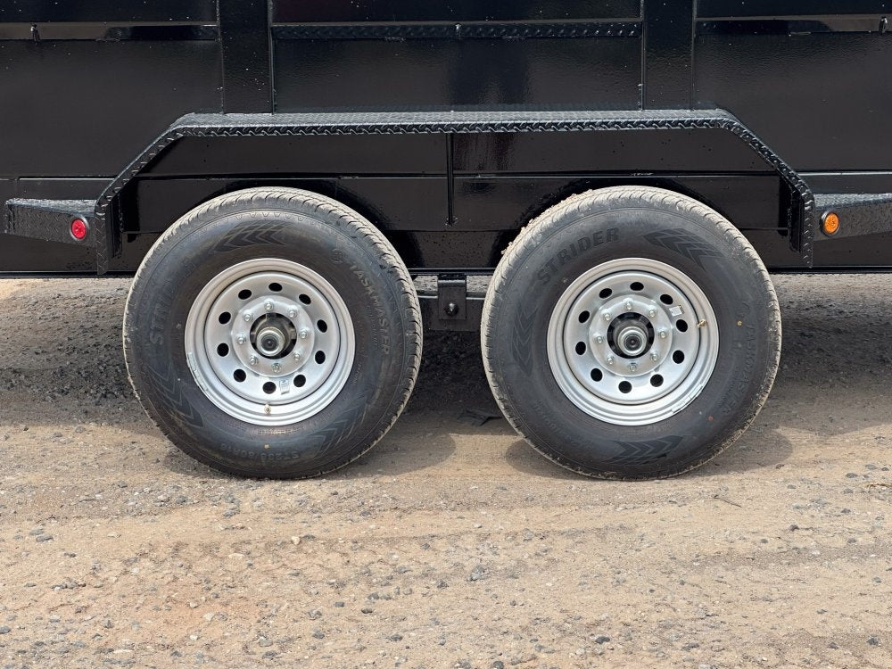 83"x16' Bumper Pull Dump Trailer 36" Sides - 14k GVWR - Bumper Pull Dump - Dump Trailers - TrailerSwap