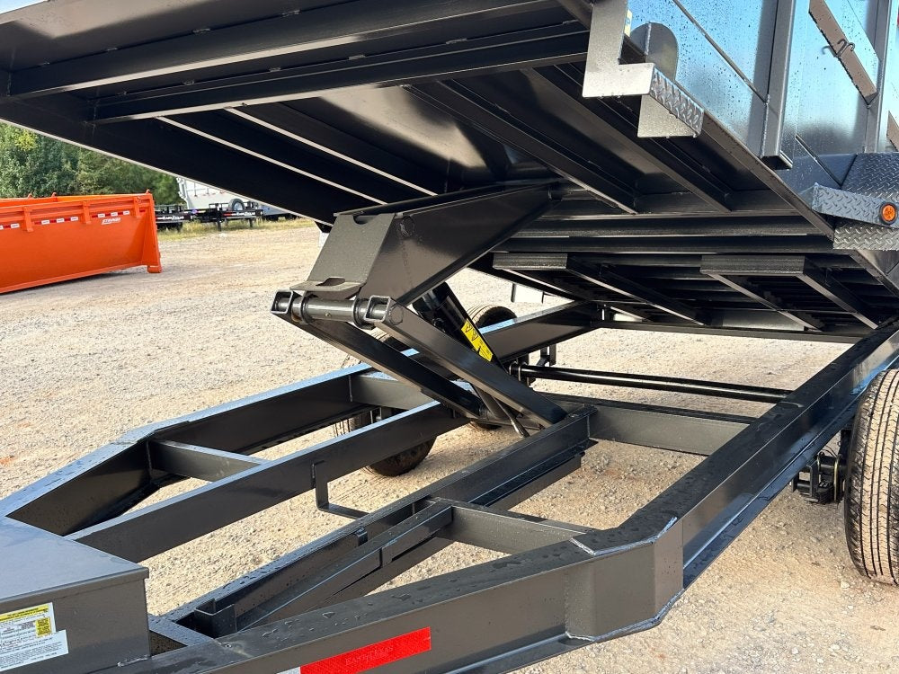 83"x16' Bumper Pull Dump Trailer 36" Sides - 14k GVWR - Bumper Pull Dump - Dump Trailers - TrailerSwap