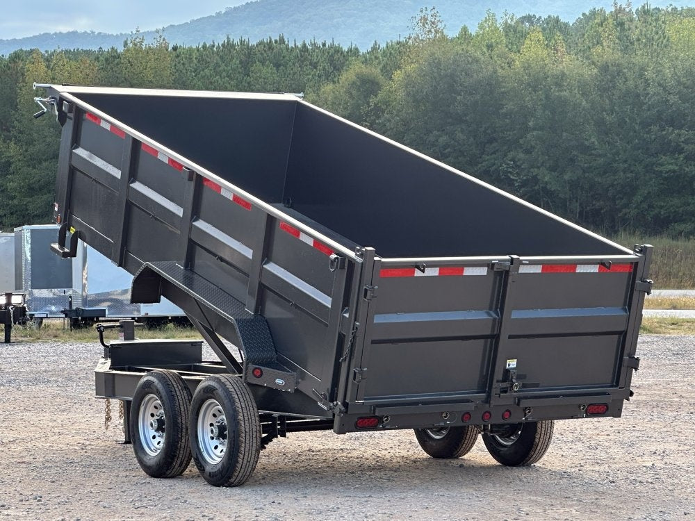 83"x16' Bumper Pull Dump Trailer 36" Sides - 14k GVWR - Bumper Pull Dump - Dump Trailers - TrailerSwap