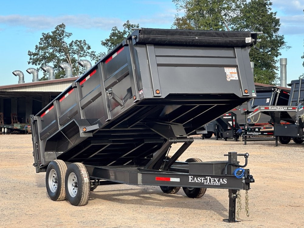 83"x16' Bumper Pull Dump Trailer 36" Sides - 14k GVWR - Bumper Pull Dump - Dump Trailers - TrailerSwap