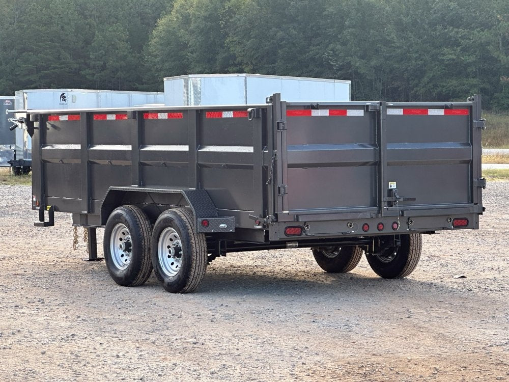 83"x16' Bumper Pull Dump Trailer 36" Sides - 14k GVWR - Bumper Pull Dump - Dump Trailers - TrailerSwap