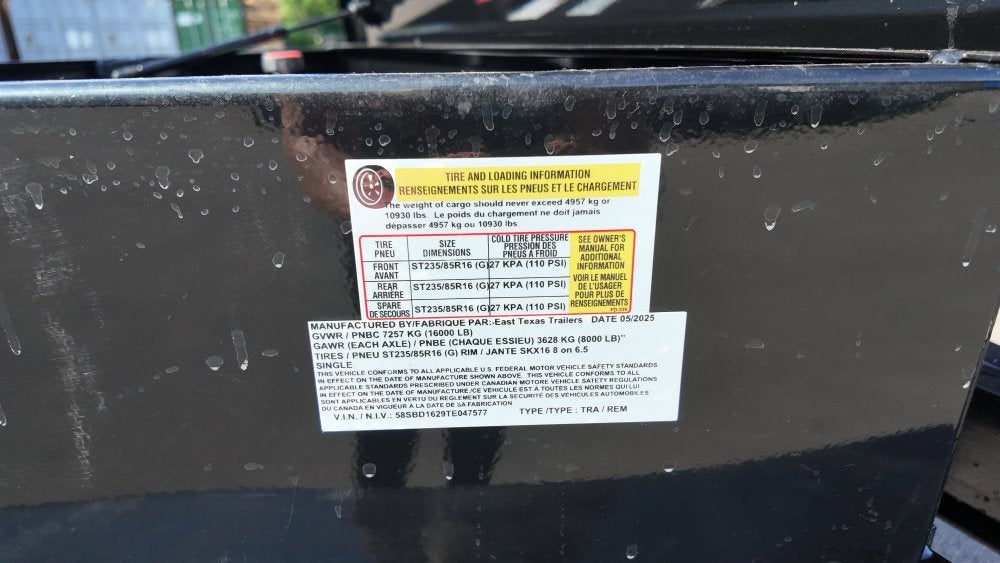 83"x16' Bumper Pull Dump Trailer 36" Sides - 16k GVWR - Telescopic Lift - Bumper Pull Dump - Dump Trailers - TrailerSwap