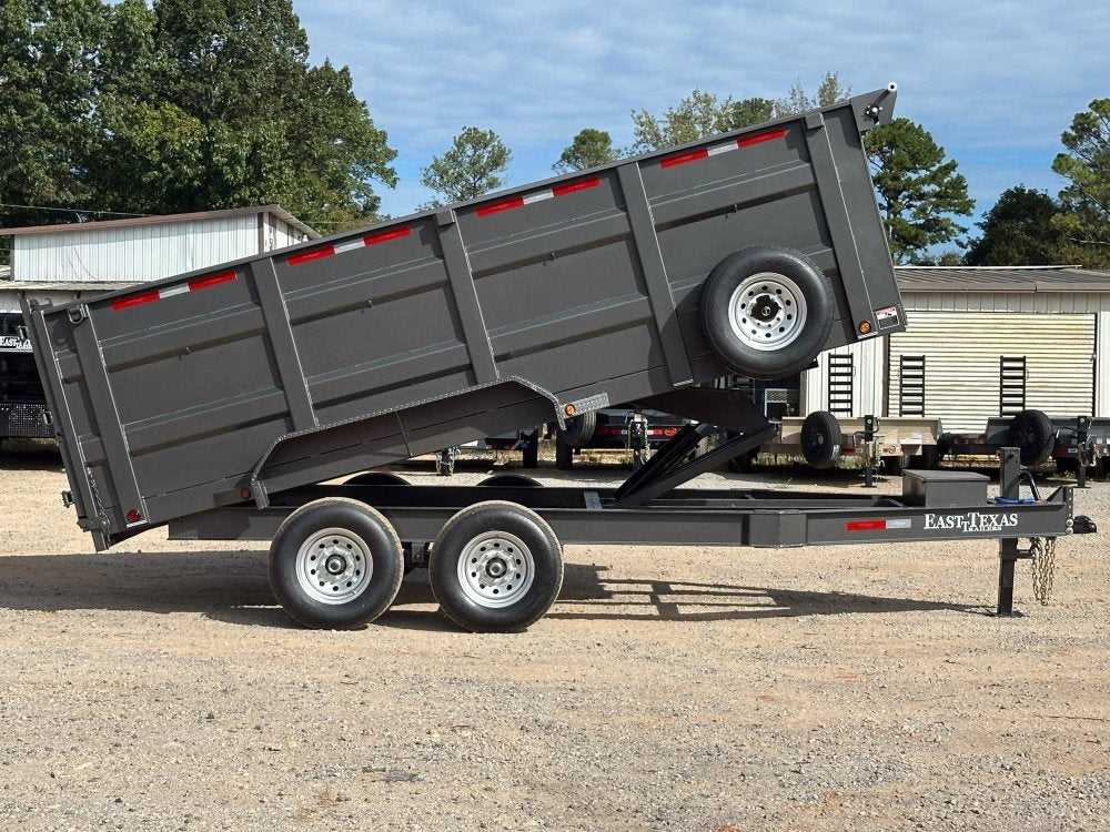 83"x16' Bumper Pull Dump Trailer 48" Sides - 14k GVWR - Bumper Pull Dump - Dump Trailers - TrailerSwap