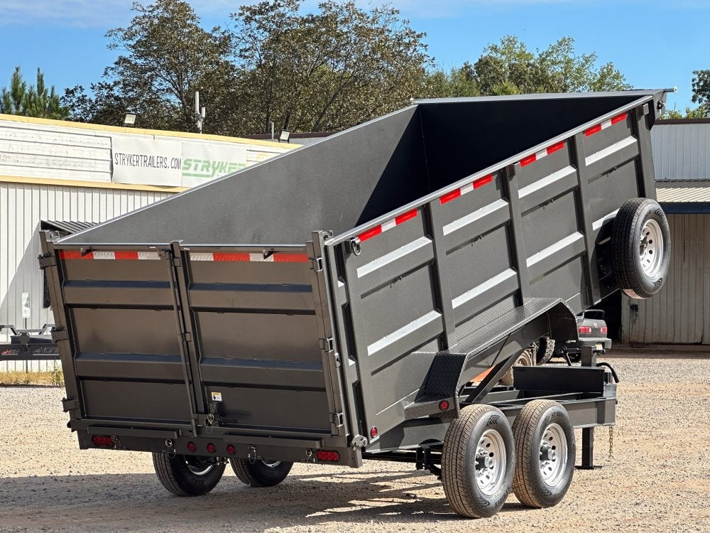 83"x16' Bumper Pull Dump Trailer 48" Sides - 14k GVWR - Bumper Pull Dump - Dump Trailers - TrailerSwap