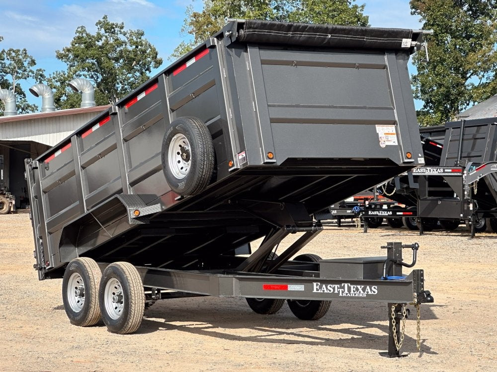 83"x16' Bumper Pull Dump Trailer 48" Sides - 14k GVWR - Bumper Pull Dump - Dump Trailers - TrailerSwap