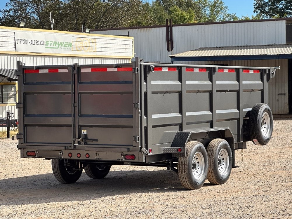 83"x16' Bumper Pull Dump Trailer 48" Sides - 14k GVWR - Bumper Pull Dump - Dump Trailers - TrailerSwap