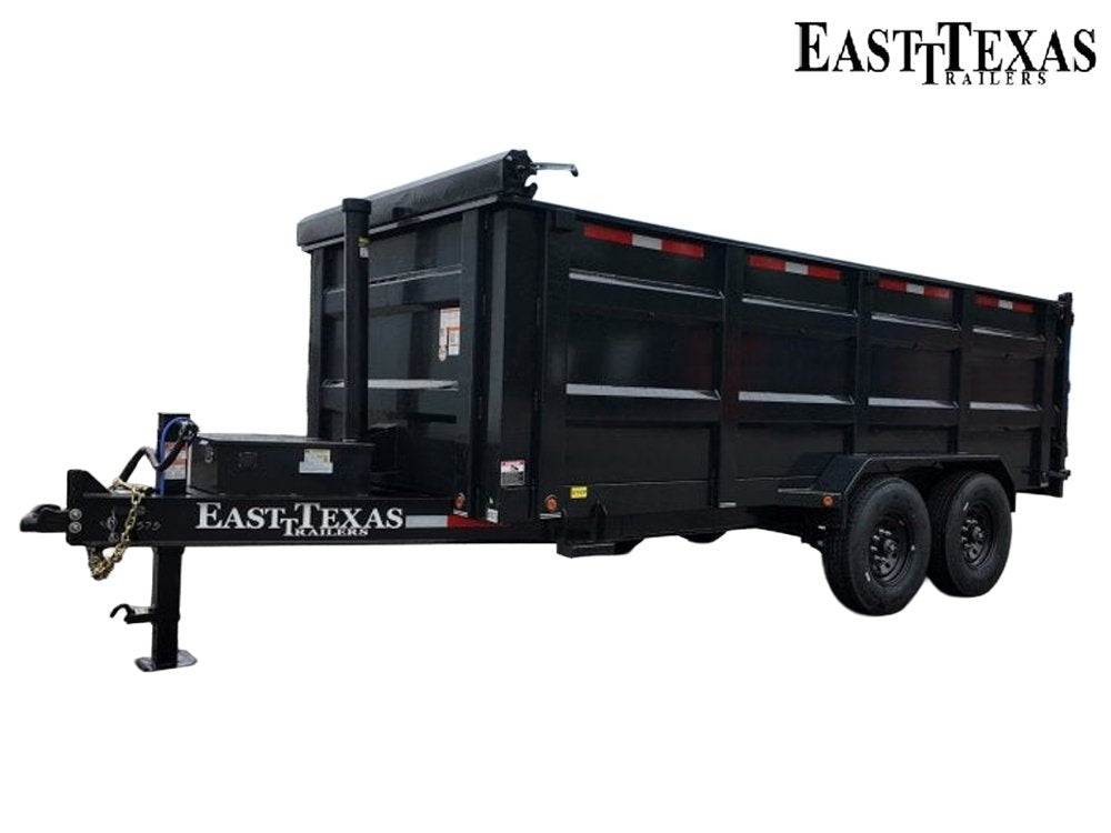 83"x16' Bumper Pull Dump Trailer 48" Sides - 16k GVWR - Bumper Pull Dump - Dump Trailers - TrailerSwap