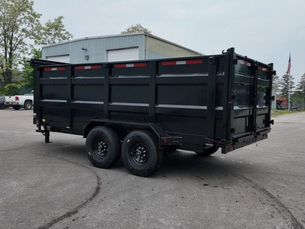 83"x16' Bumper Pull Dump Trailer 48" Sides - 16k GVWR - Bumper Pull Dump - Dump Trailers - TrailerSwap