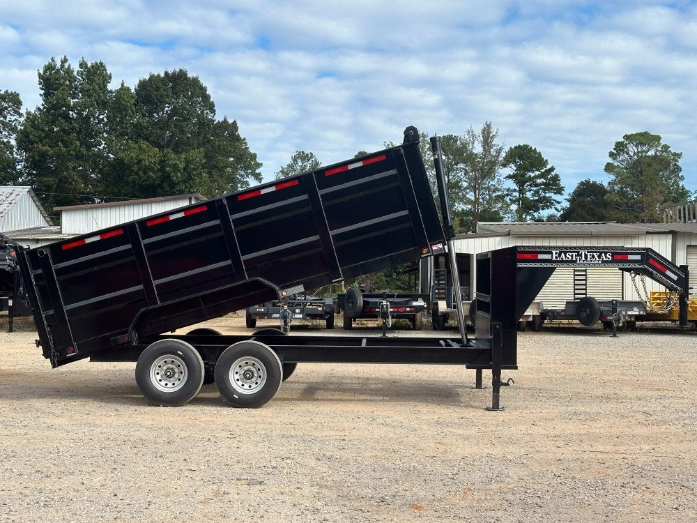 83"x16' Gooseneck Dump Trailer 48" Sides - 16k GVWR - Telescopic Lift - Gooseneck Dump - Dump Trailers - TrailerSwap