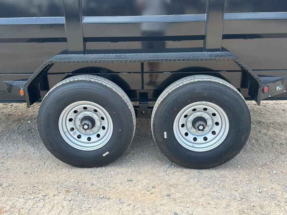 83"x16' Gooseneck Dump Trailer 48" Sides - 16k GVWR - Telescopic Lift - Gooseneck Dump - Dump Trailers - TrailerSwap