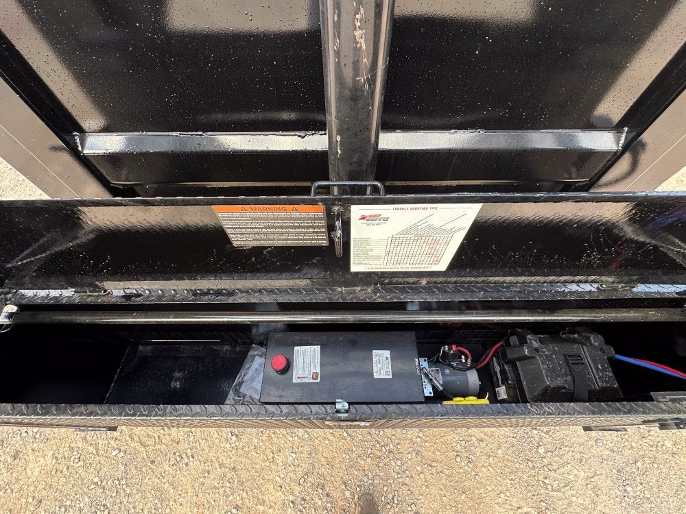 83"x16' Gooseneck Dump Trailer 48" Sides - 16k GVWR - Telescopic Lift - Gooseneck Dump - Dump Trailers - TrailerSwap