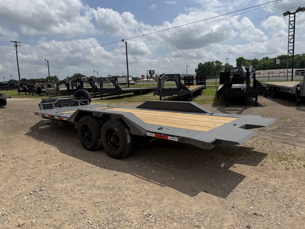 22' Horizon HET Bumper Pull Equipment Tilt Trailer Drive Over Fenders - (2) 10K Axles 15468