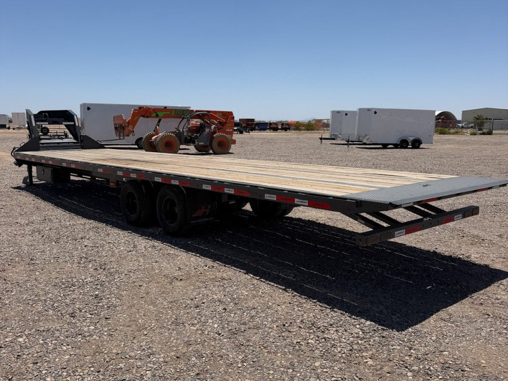 36' Horizon FFH Gooseneck Deckover Full Tilt Trailer - (2) 10k Axles 012397