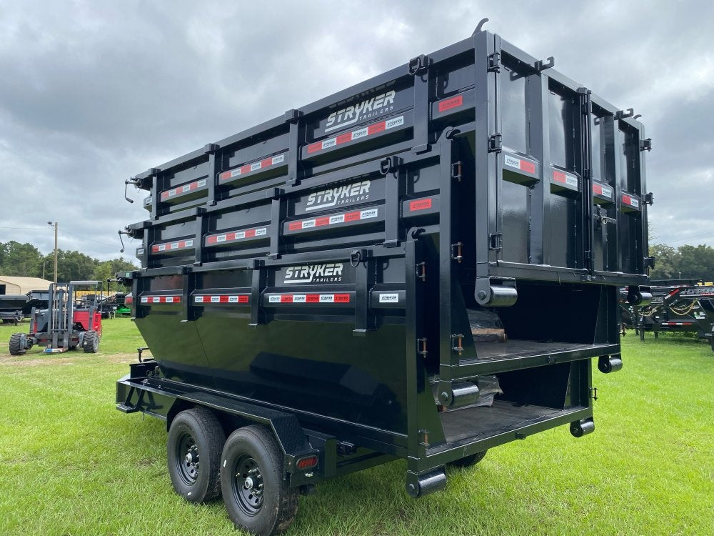 Stryker 14' BP Roll off Bundle (2) 7k Axles + 3 Bins w/ 4' Walls 00234A