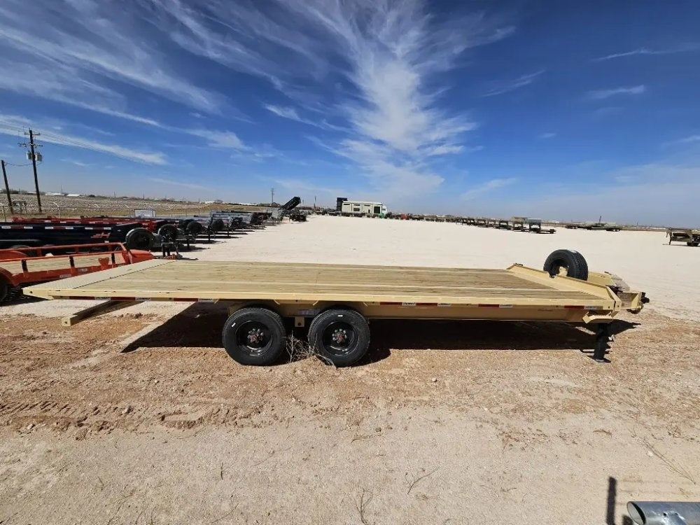 24' Horizon FFT Bumper Pull Full Deckover Tilt Trailer - (2) 10K Axles 15231