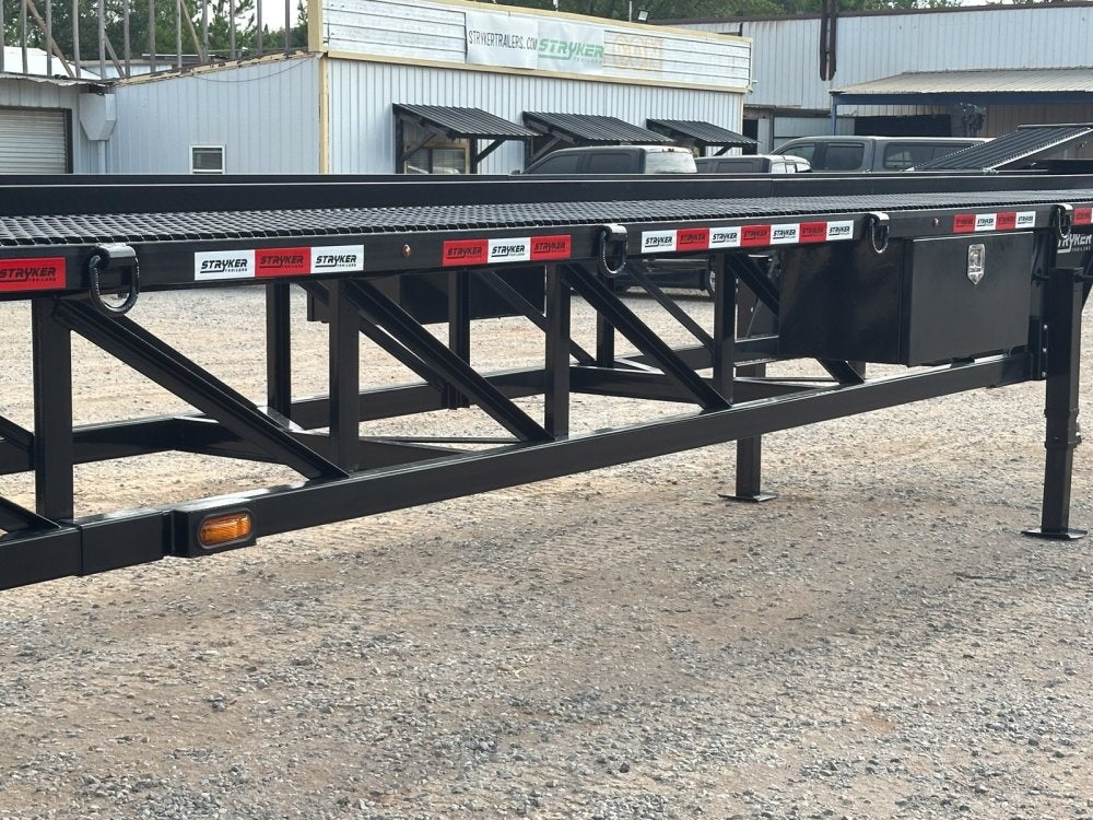 50' Low Profile Wedge (2) 12k Elec/Hyd Axles, Winch, 10' Aluminum Ramps, Spare 3650