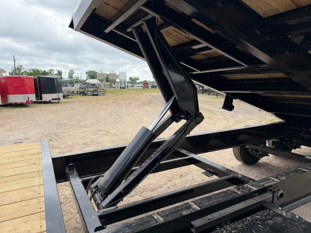 28' Horizon FTS Gooseneck Hydraulic Deckover Tilt Trailer - 10K Axles 16529