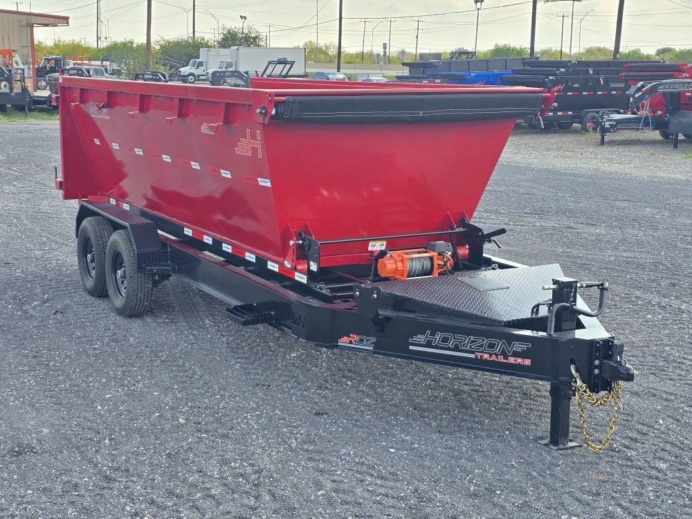 Horizon 16' RDZ BP Roll off Bundle (2) 7k Axles + 1 Bin w/ 4' Walls 7990