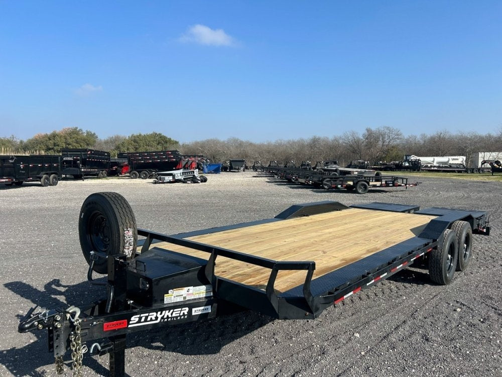 24' Stryker SET Bumper Pull Equipment Trailer DOF - (2) 7K Axles 4078