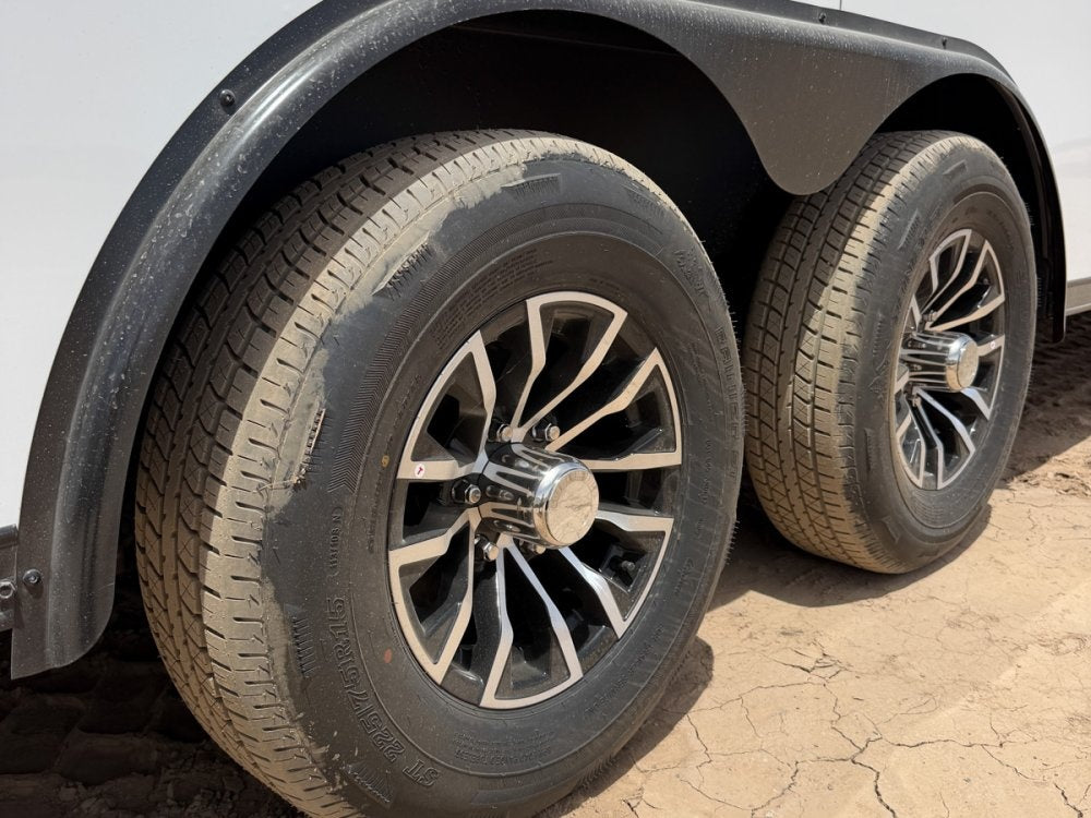 8.5 x 20 SE 10K Flat Top Sloped V Nose Car Hauler (2) 5000 lb Axles 146227