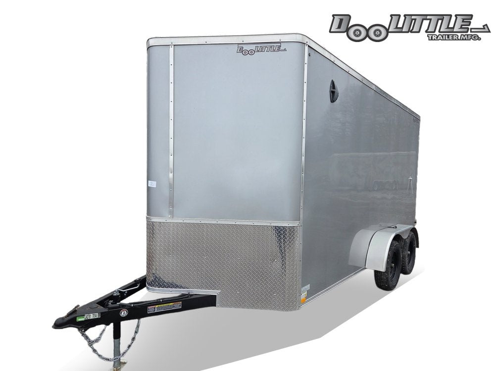 7 x 14 Doolittle Enclosed Trailer - (2) 3.5k Axle 70748