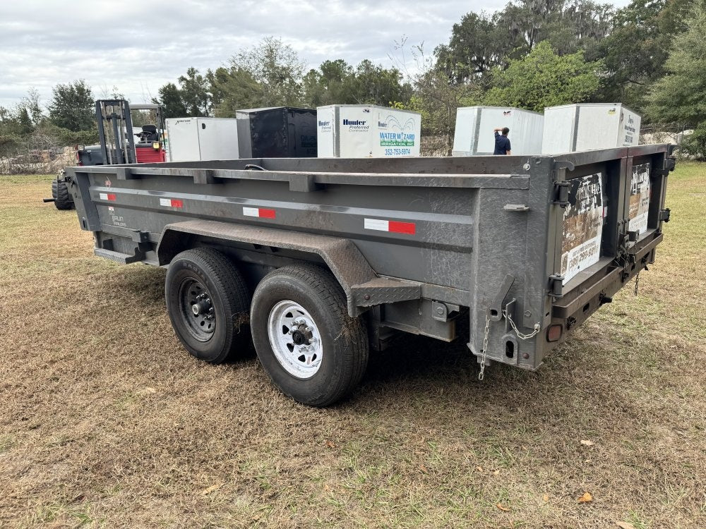 14' x 7' ED Trailers Bumper Pull Dump 986