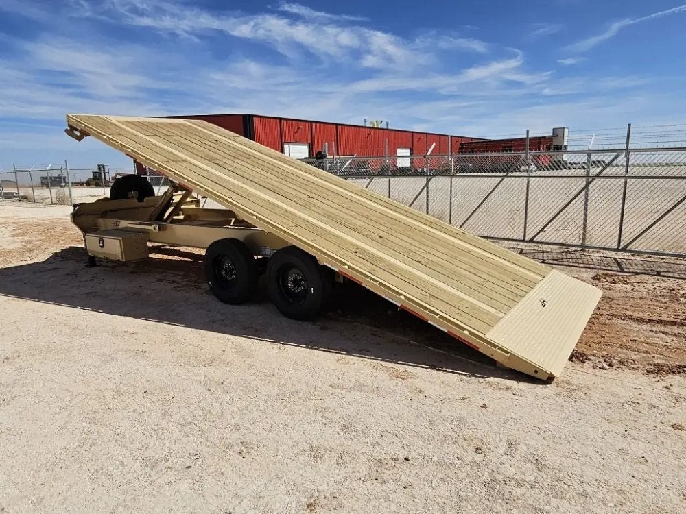 24' Horizon FFT Bumper Pull Full Deckover Tilt Trailer - (2) 10K Axles 15231