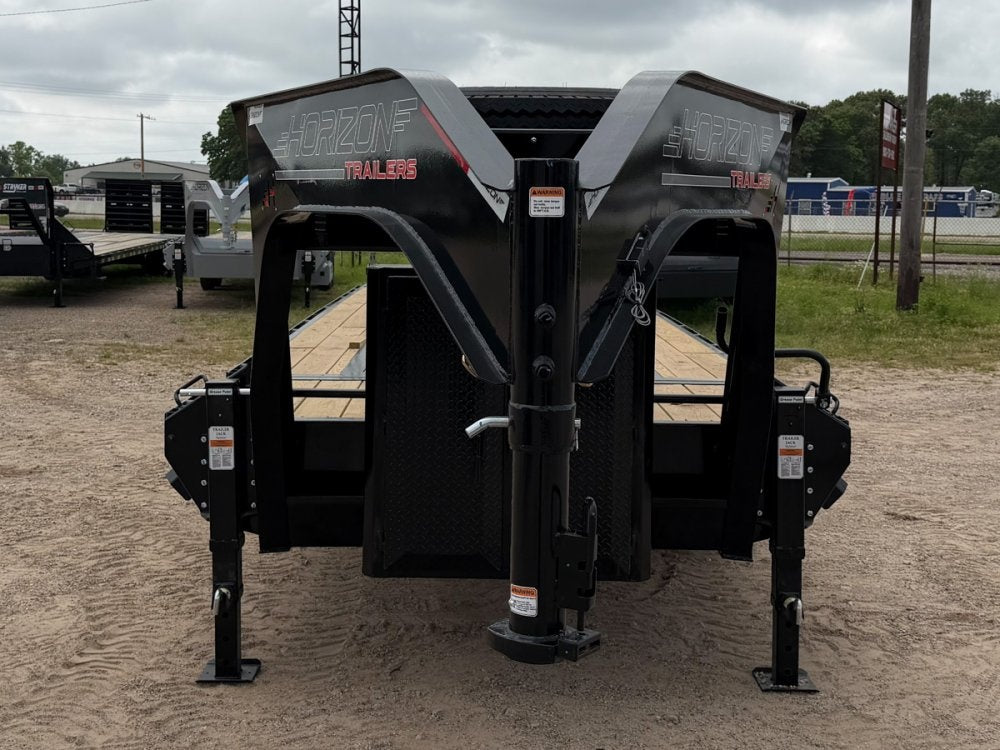 28' Horizon FTS Gooseneck Hydraulic Deckover Tilt Trailer - 10K Axles 16529