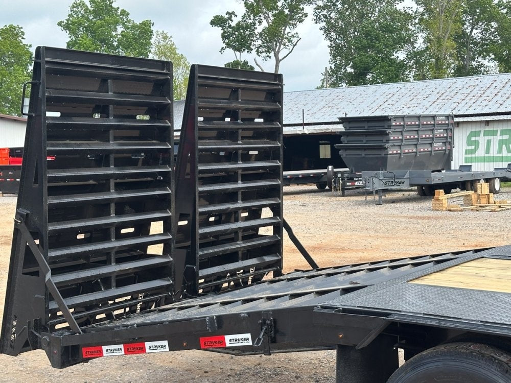 25' Stryker Gooseneck (2) 10K Axles Mega Ramps Dual Wheels 3475