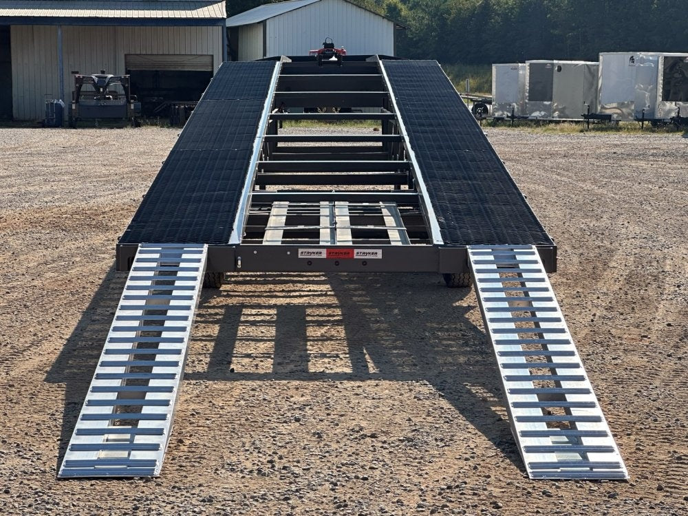 50' Stryker Gooseneck Wedge 3 Car Hauler - (3) 7k Axles Derated 004594