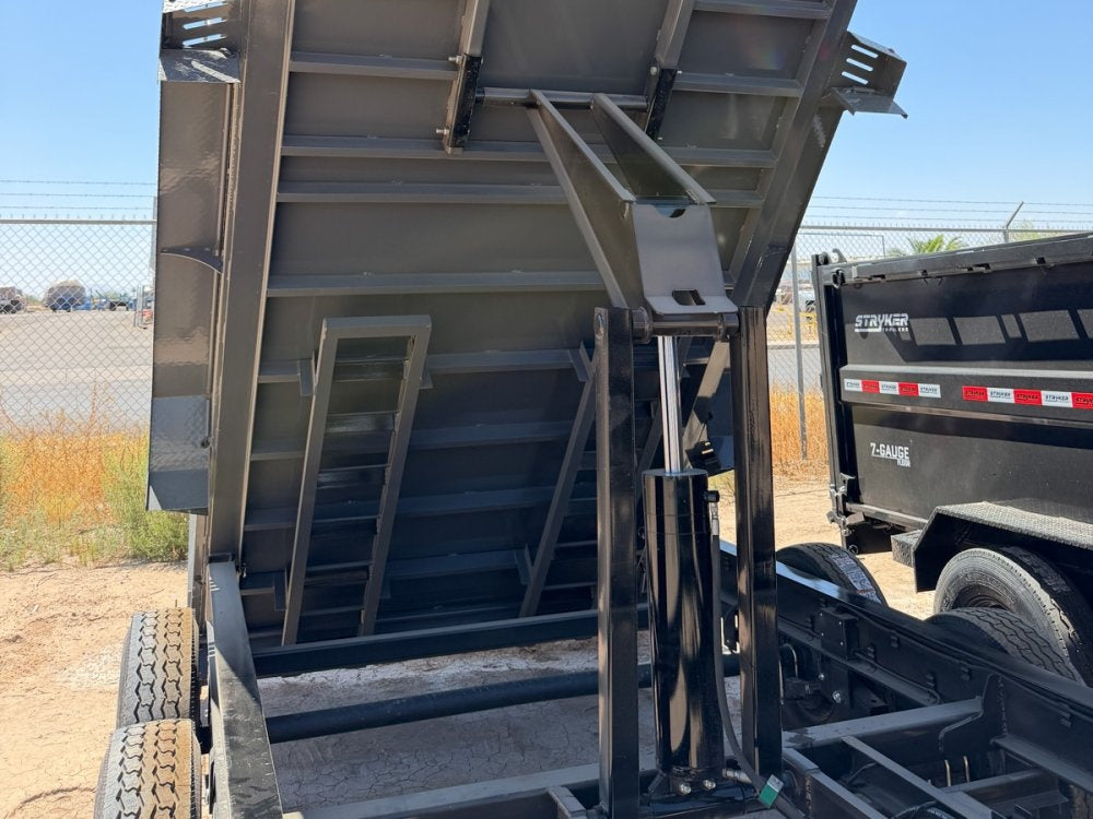 16' Stryker SDT Gooseneck Dump Trailer 36" Side Walls - (2) 7k Axles 4162