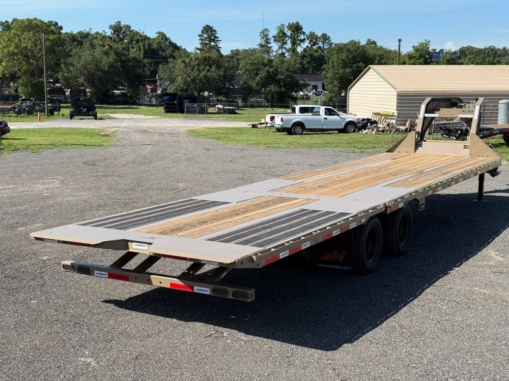 34' Horizon FYZ Gooseneck Hydraulic Dovetail Deckover Trailer - (2) 12K Axles 015564