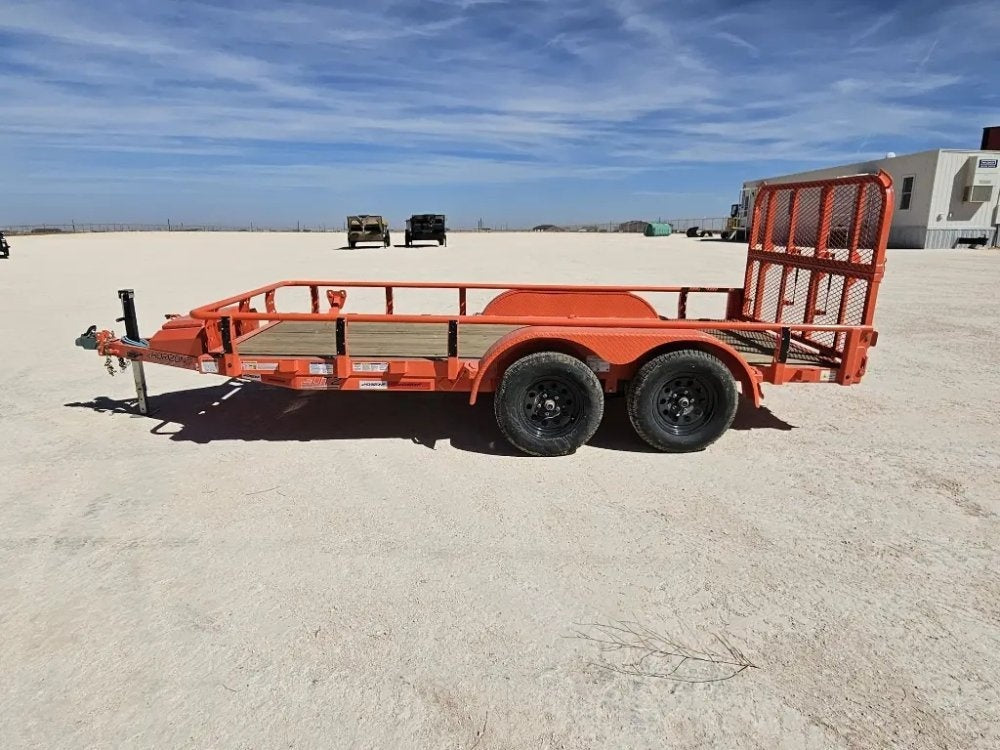 14' Horizon UTZ Bumper Pull Utility Trailer - (2) 3.5K Axles 15580