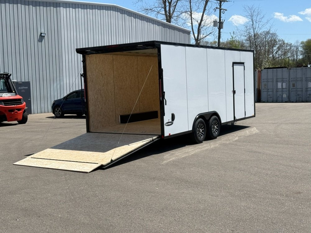8.5 x 20 Look Trailers Element SE Flat Top V Nose Enclosed Trailer - (2) 5.2k lb Axles 140440