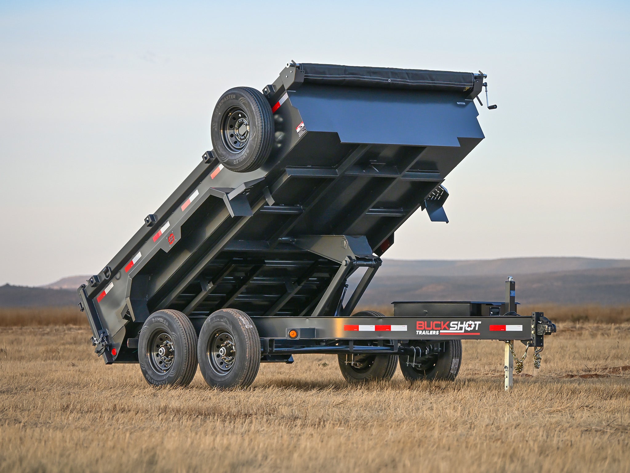 Buckshot BD Bumper Pull Dump Trailer