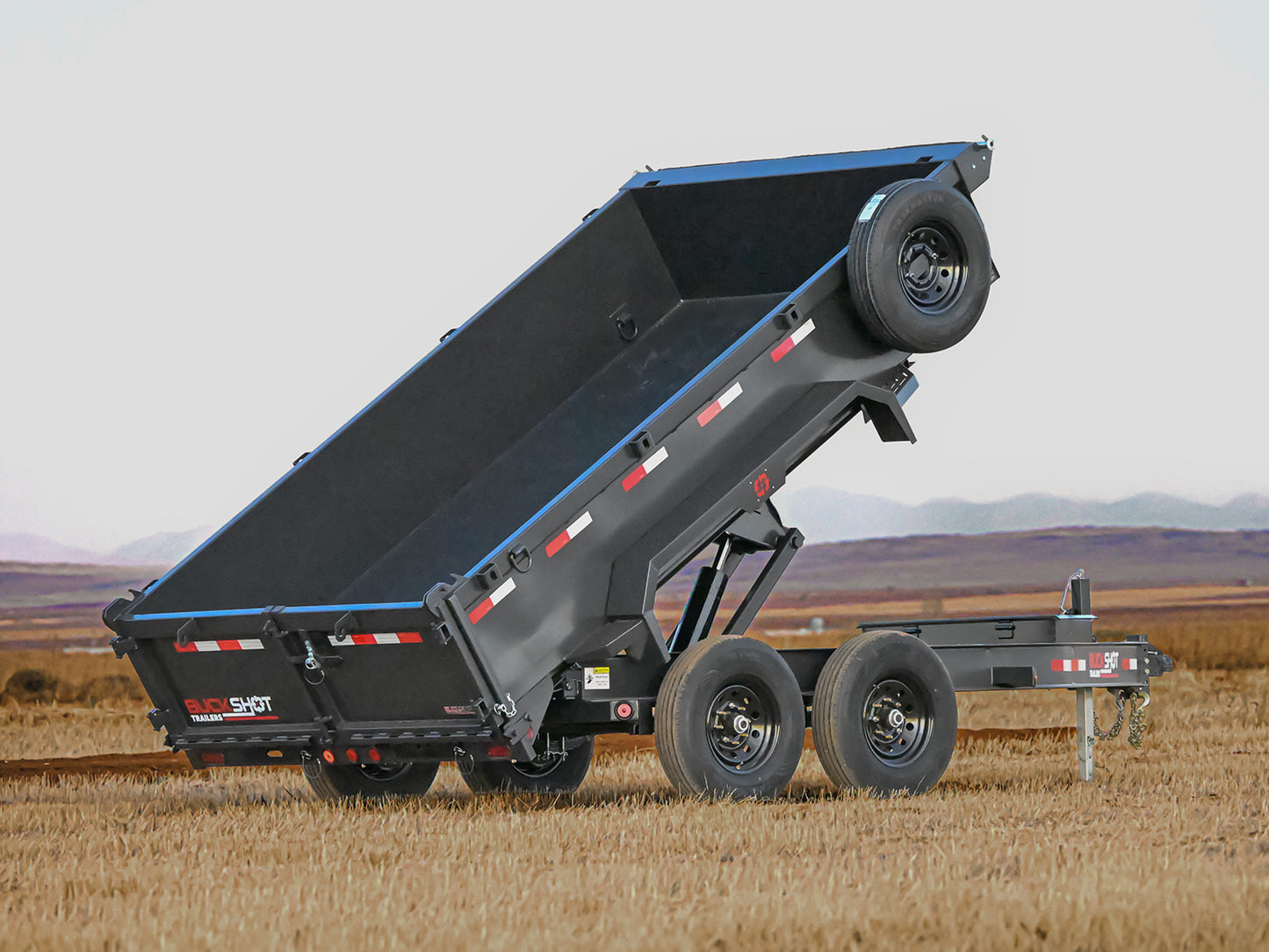 Buckshot BD Bumper Pull Dump Trailer