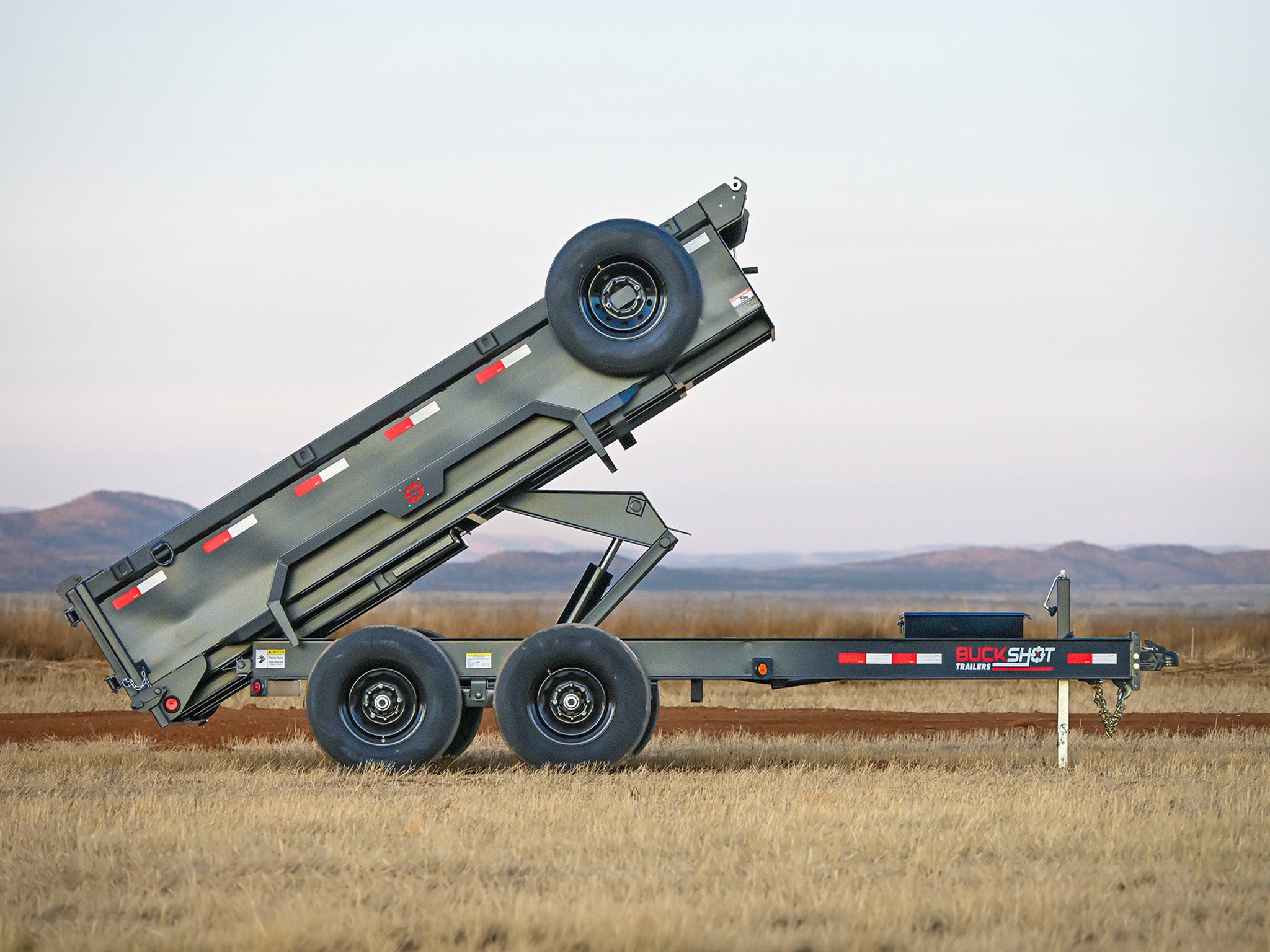 Buckshot BD Bumper Pull Dump Trailer
