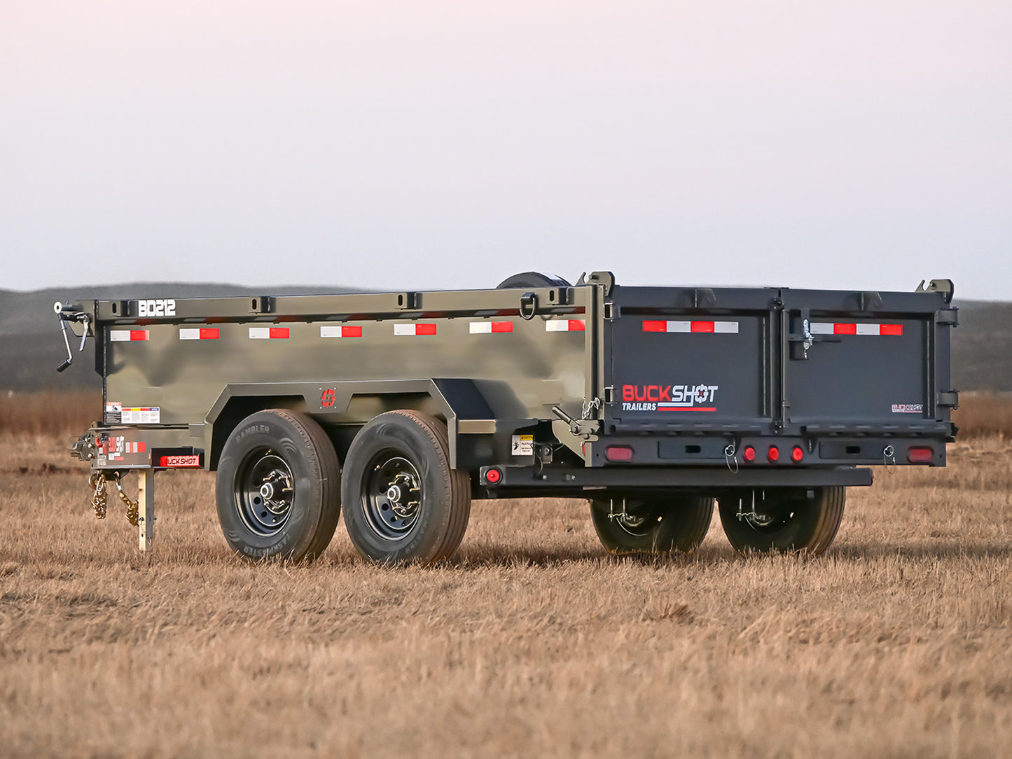 Buckshot BD Bumper Pull Dump Trailer