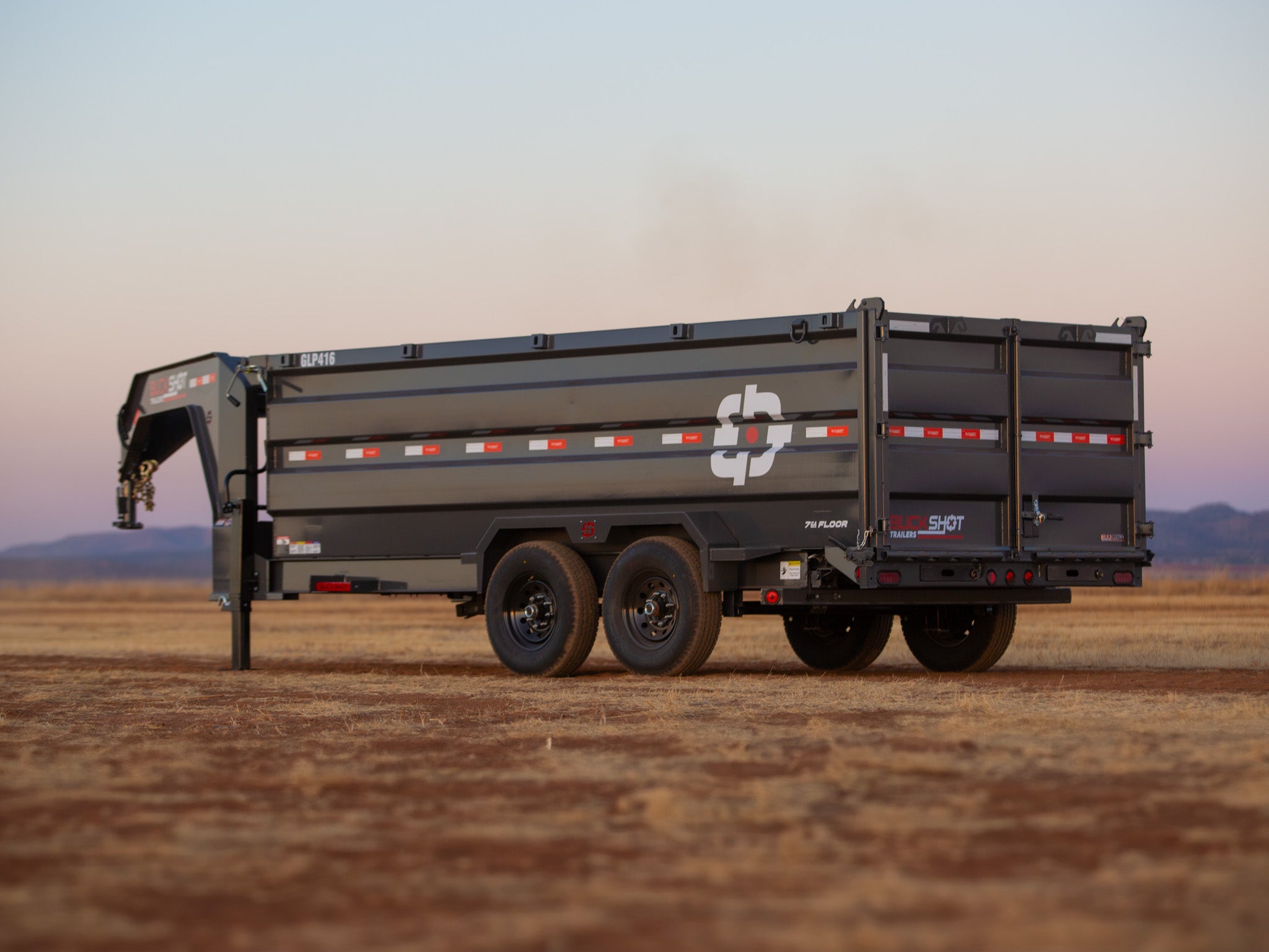 Buckshot GHI Gooseneck Dump Trailer