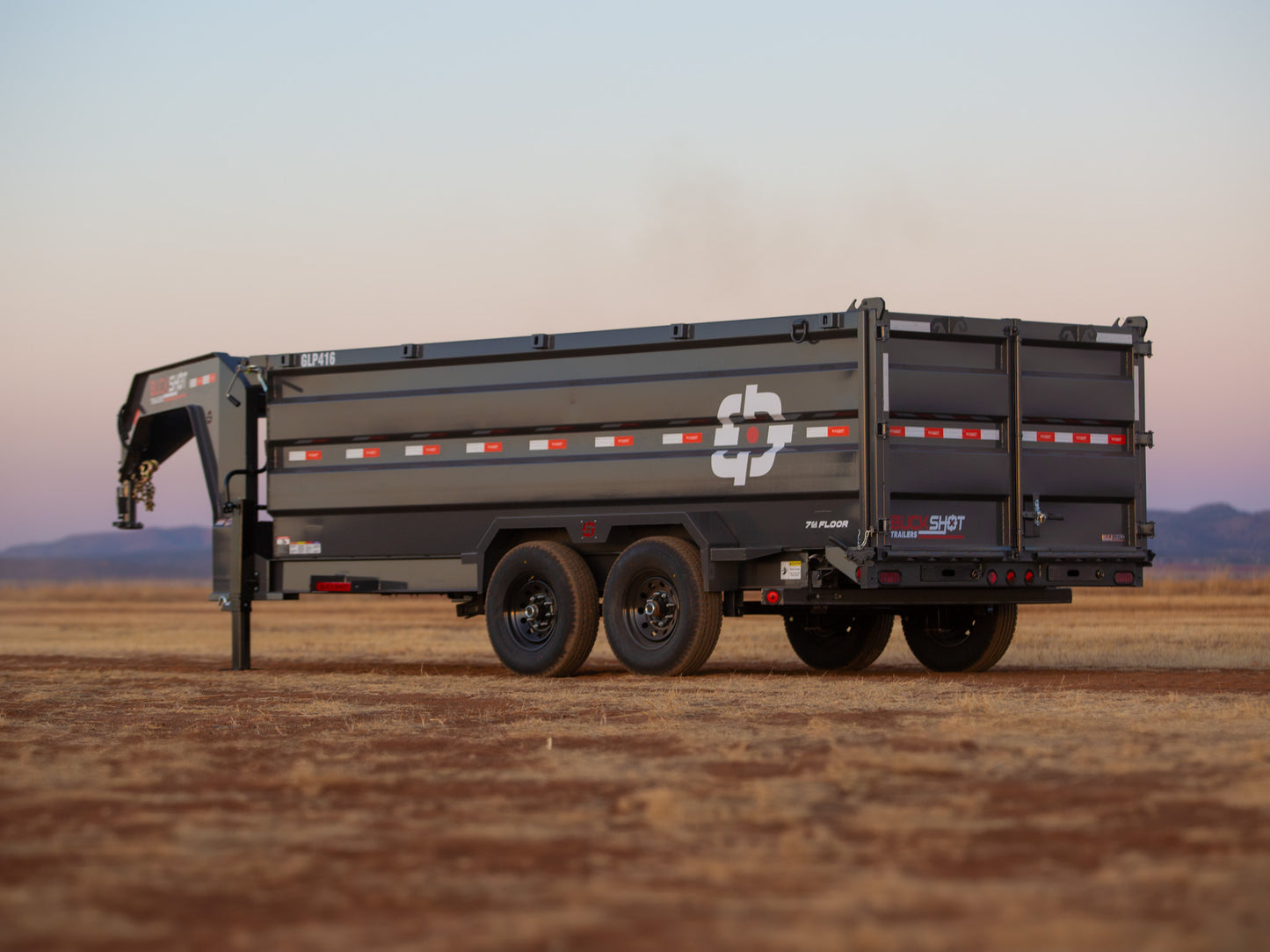 Buckshot GHI Gooseneck Dump Trailer