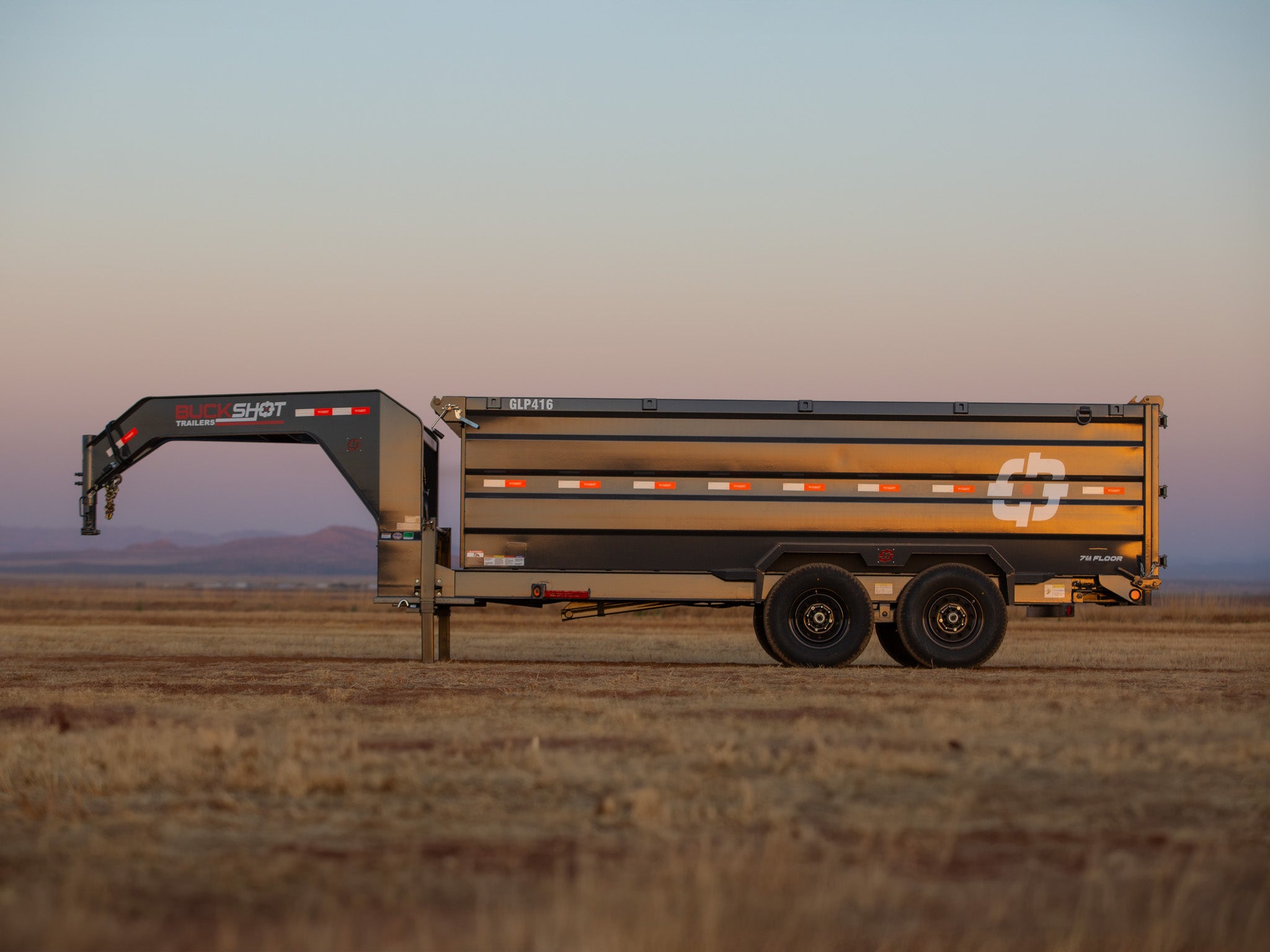 Buckshot GHI Gooseneck Dump Trailer