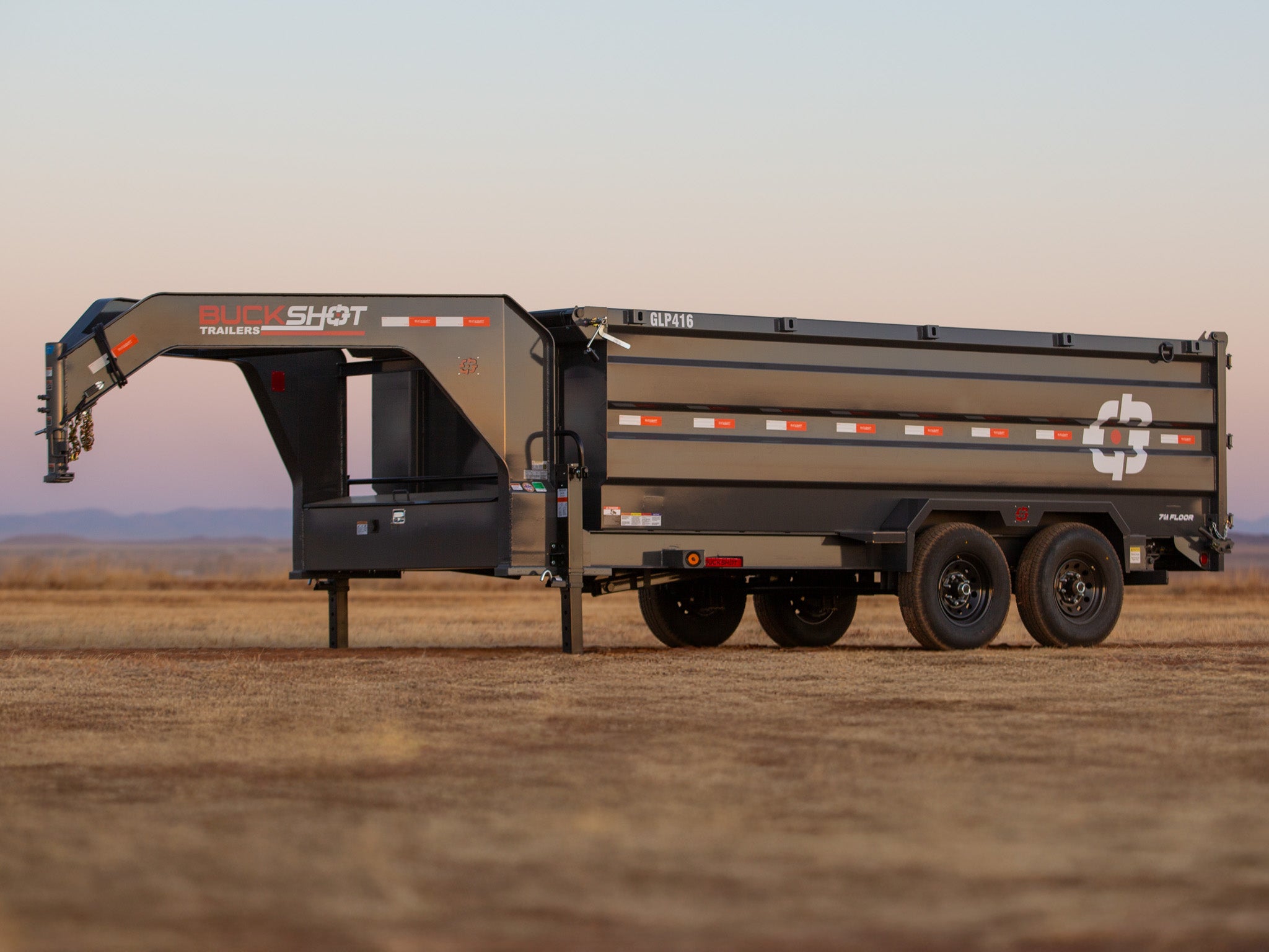 Buckshot GHI Gooseneck Dump Trailer