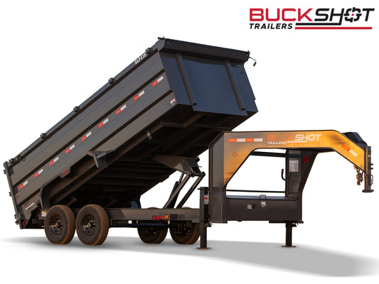 Buckshot GHI Gooseneck Dump Trailer